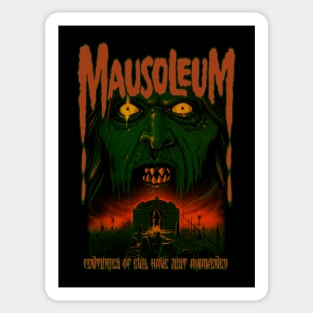 Mausoleum, Classic Horror, (Version 2) Sticker